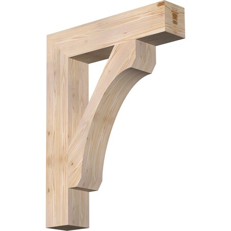 Ekena Millwork Legacy Block Smooth Bracket, Douglas Fir, 5 1/2"W x 28"D x 36"H BKT06X28X36LEC05SDF